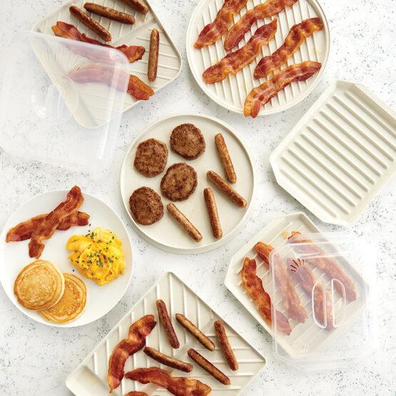 Nordic Ware Large Slanted Bacon Tray And Food Defroster