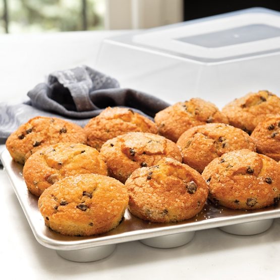 Nordic Ware Naturals® 12 Cavity Muffin Pan With High-Domed Lid