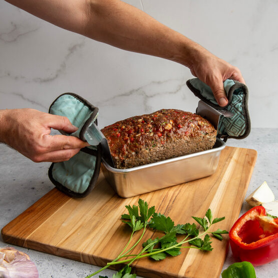 Nordic Ware Naturals® Meatloaf Pan With Lifting Trivet