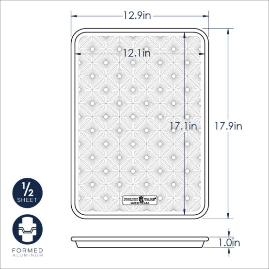 Nordic Ware Naturals® Vintage Starburst Half Sheet Pan