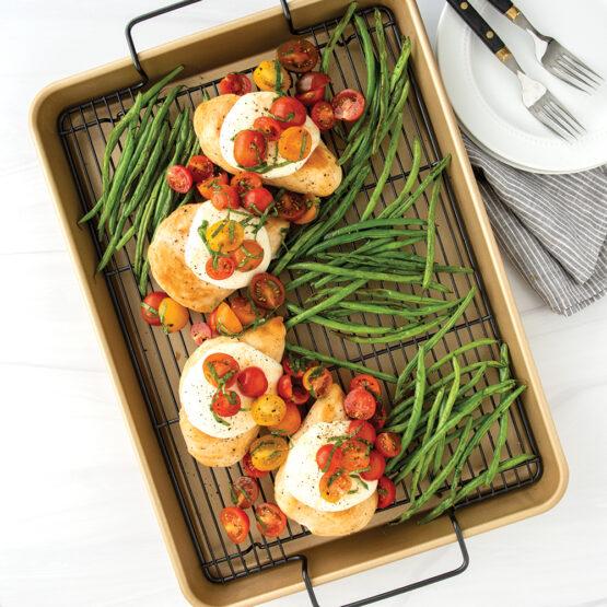 Nordic Ware Nonstick High-Sided Oven Crisp Baking Tray