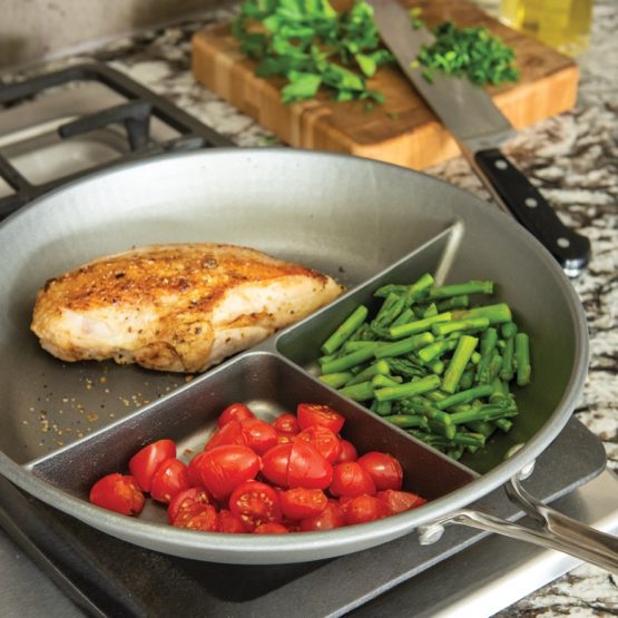 Nordic Ware 3-in-1 Divided Sauté Pan