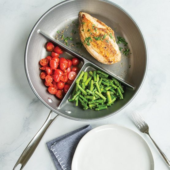 Nordic Ware 3-in-1 Divided Sauté Pan