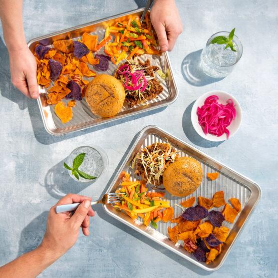 Nordic Ware 3-in-1 Prep Grill And Serve Tray