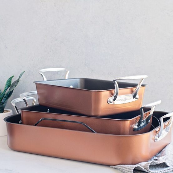 Nordic Ware Extra Large Copper Roaster With Rack