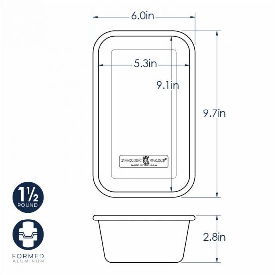 Nordic Ware Naturals® 1.5 Pound Loaf Pan