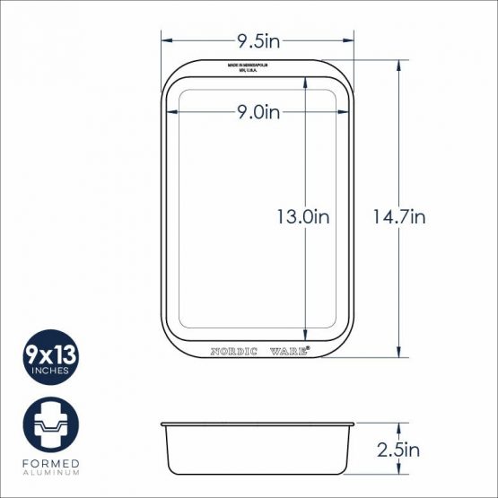 Nordic Ware Naturals® Classic Metal Baking Pan