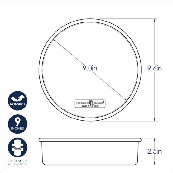 Nordic Ware Naturals® Nonstick 9" Round Cake Pan