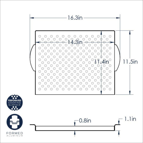 Nordic Ware Perforated Grill Topper