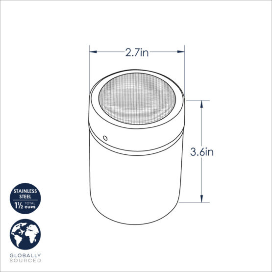 Nordic Ware Powdered Sugar Duster