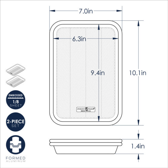 Nordic Ware Prism Eighth Sheet Pan (Set Of 2)