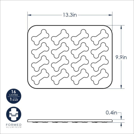 Nordic Ware Puppy Love Treat Pan Blue