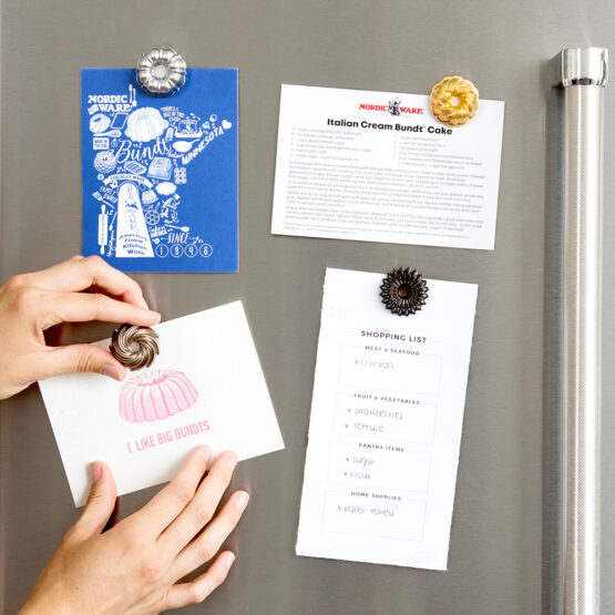 Nordic Ware Set Of 4 Bundt® Magnets