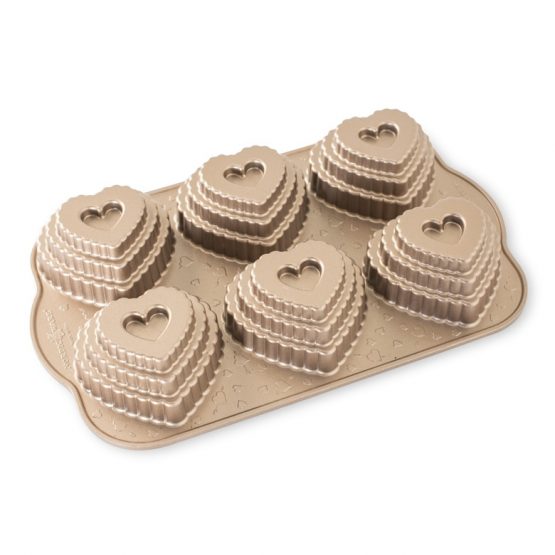 nordic ware Tiered Heart Cakelet Pan