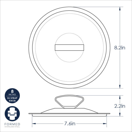Nordic Ware Verde 8 Inch Lid