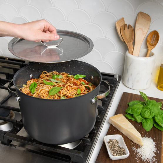 Nordic Ware Verde 8 Qt Stock Pot With Lid