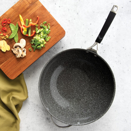 Nordic Ware Verde Ceramic Nonstick 12” Wok