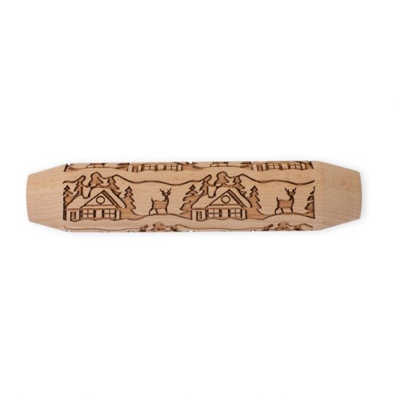 nordic ware Woodland Cottage Embossing Rolling Pin
