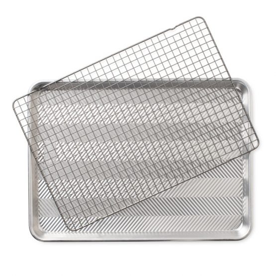 nordic ware Prism Half Sheet Pan with Oven-Safe Nonstick Grid