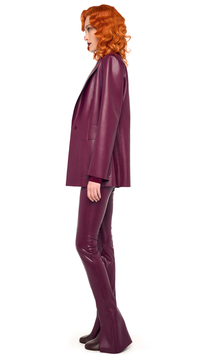 Norma Kamali EASY FIT SINGLE BREASTED JACKET W/ PATCH POCKET