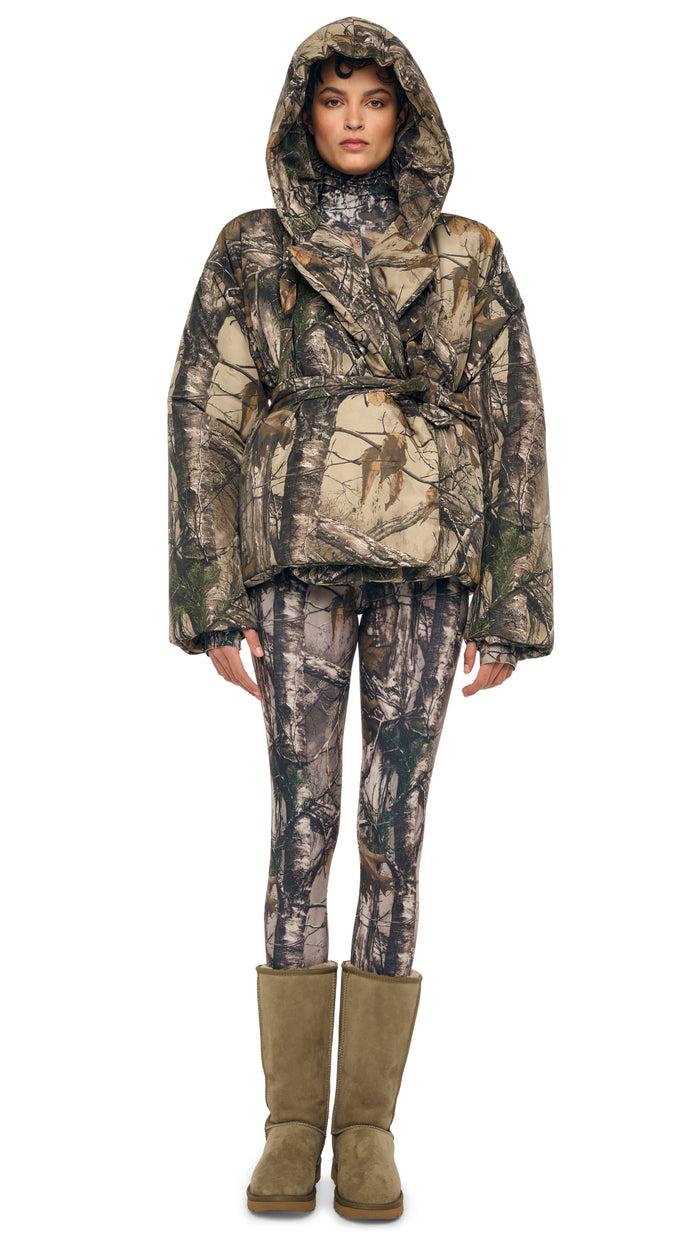 Norma Kamali HOODED SLEEPING BAG JACKET W/ DRAWSTRINGS