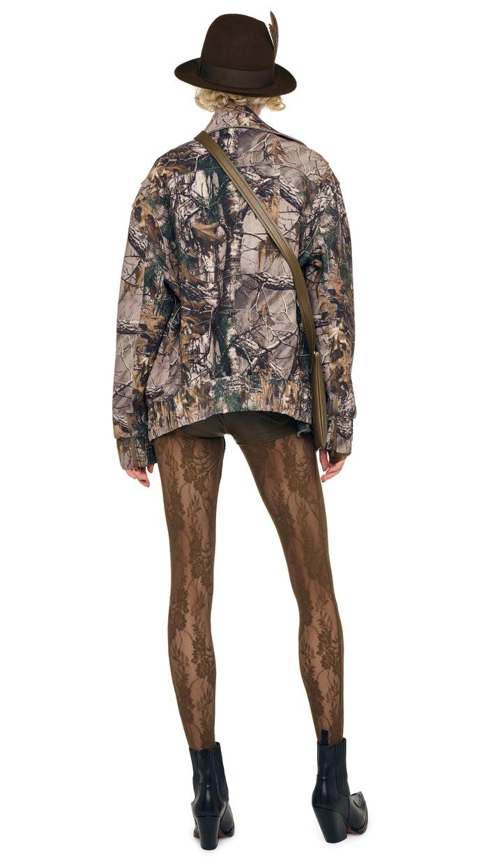 Norma Kamali LONG SLEEVE SLIM FIT TURTLE CATSUIT W/ FOOTIE