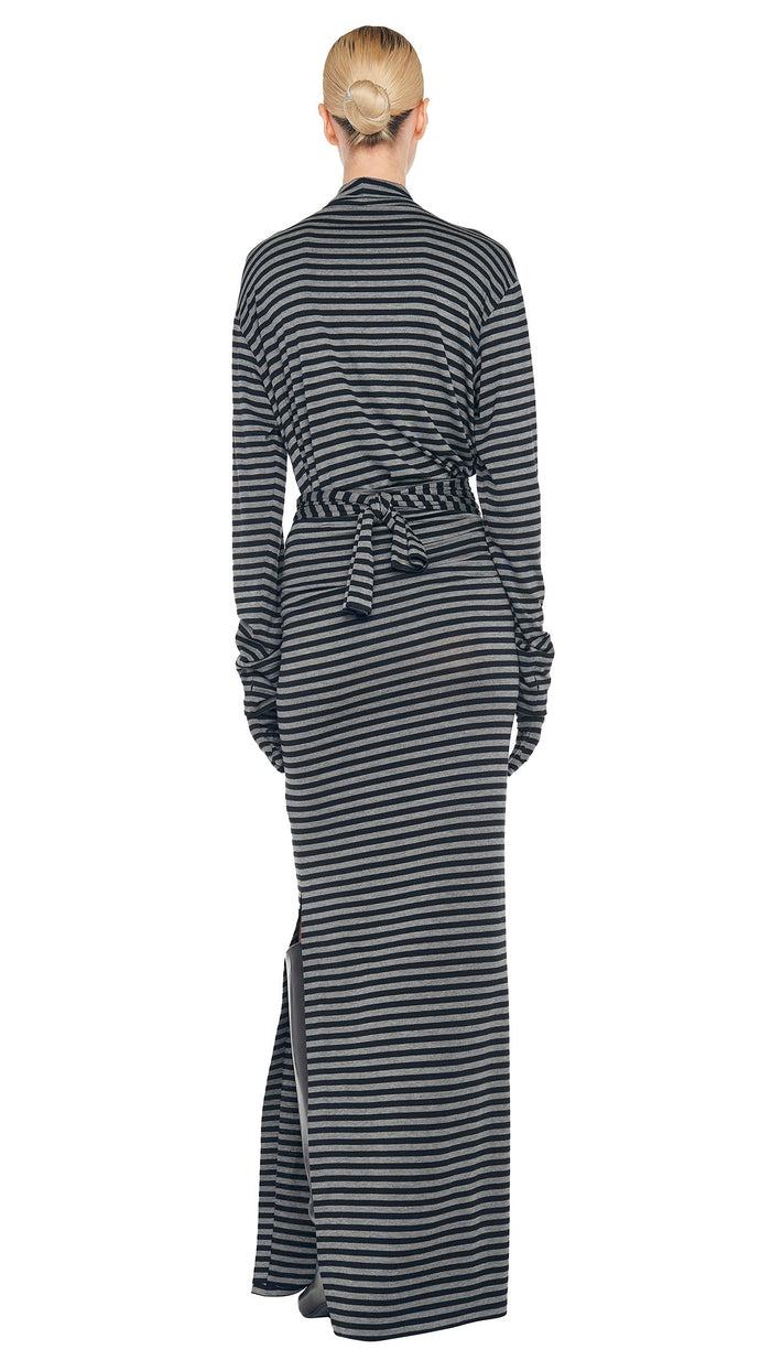 Norma Kamali ALL IN ONE SIDE SLIT LONG SKIRT