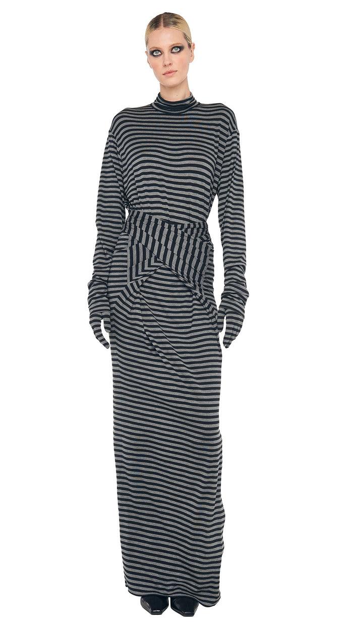 norma kamali ALL IN ONE SIDE SLIT LONG SKIRT