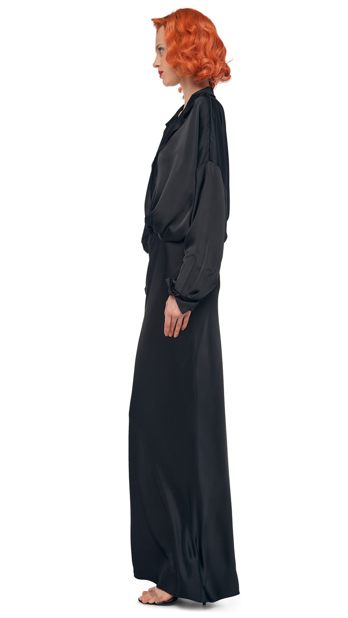 Norma Kamali BIAS OBIE SKIRT