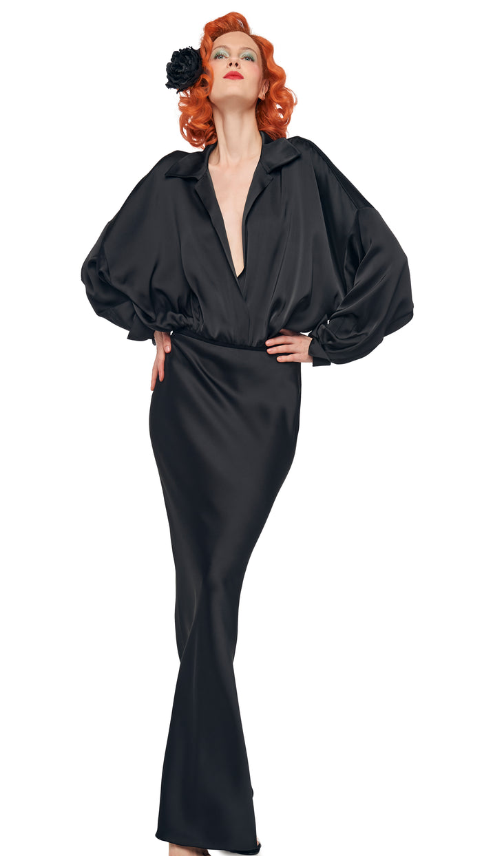 Norma Kamali BIAS OBIE SKIRT