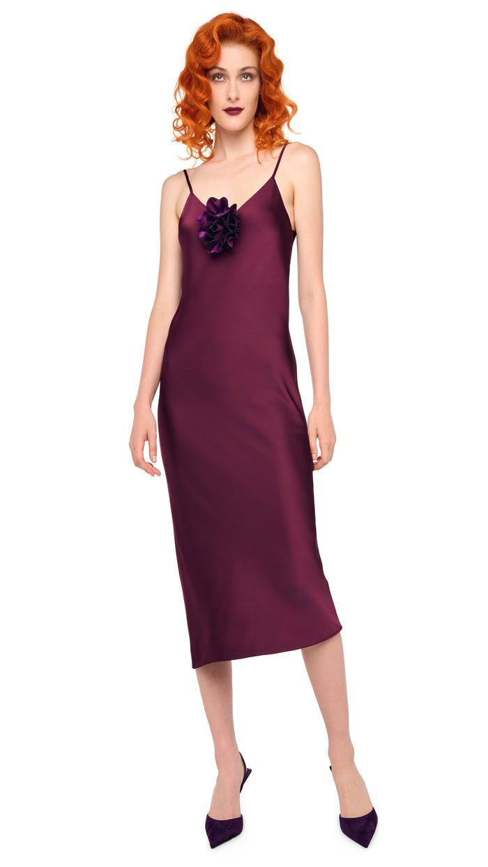 norma kamali BIAS SLIP DRESS