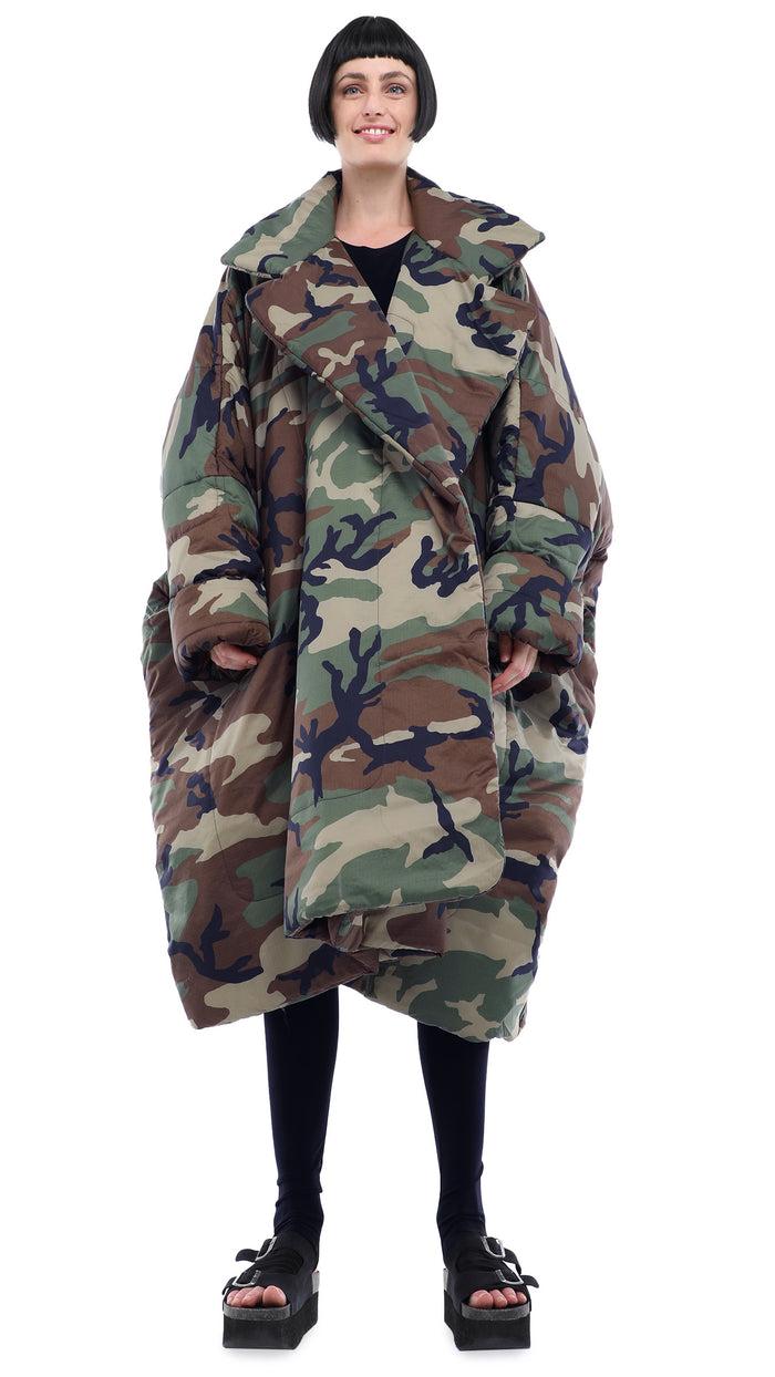 norma kamali BLANKET SLEEPING BAG COAT