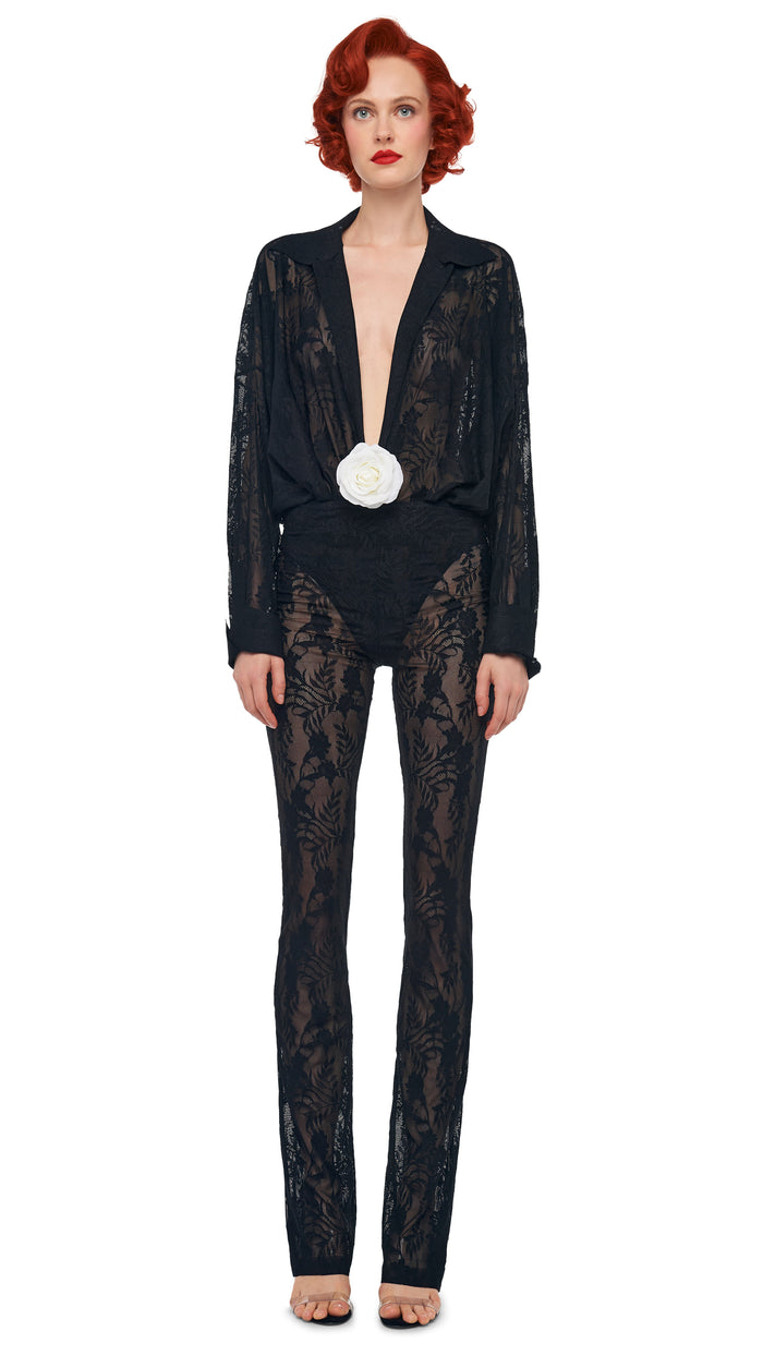 Norma Kamali BOOT PANT W/O WAISTBAND