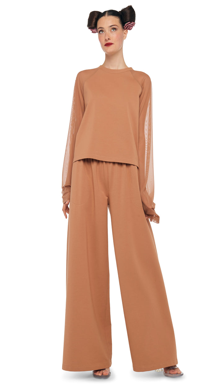 Norma Kamali BOYFRIEND ELEPHANT SWEATPANT