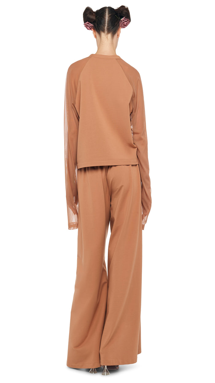 Norma Kamali BOYFRIEND ELEPHANT SWEATPANT