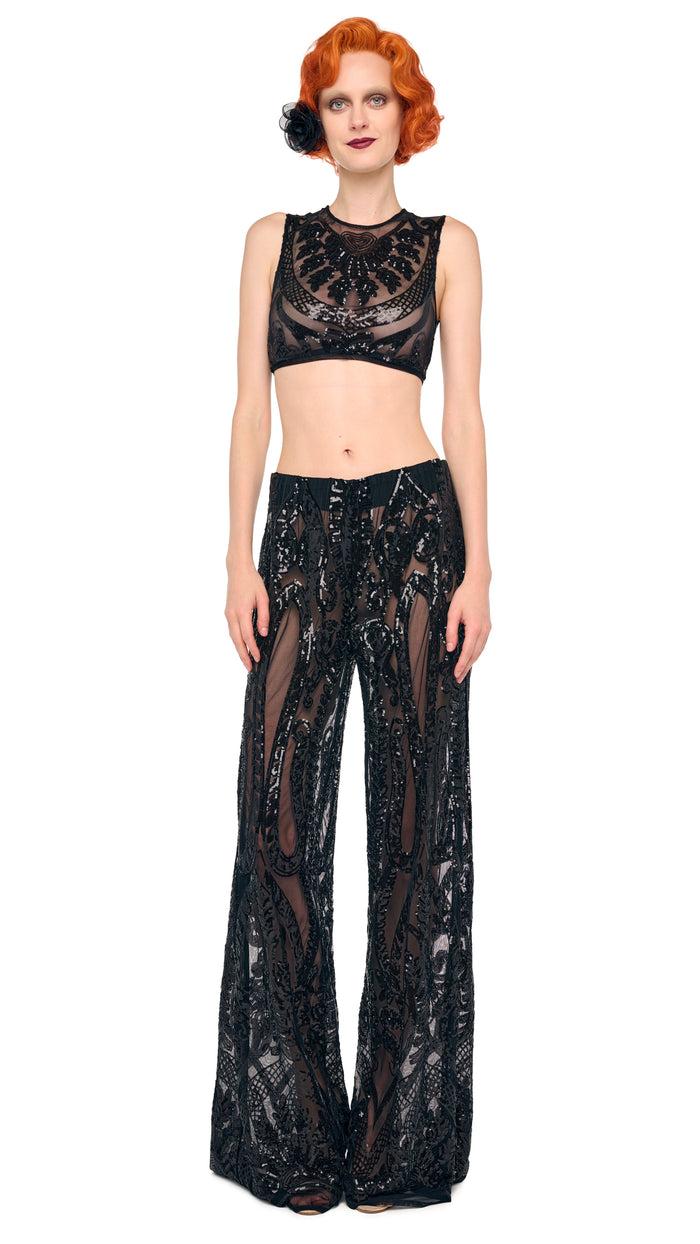 norma kamali BOYFRIEND ELEPHANT SWEATPANT