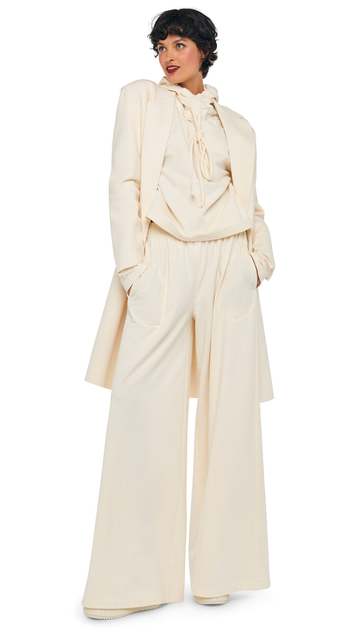 norma kamali BOYFRIEND ELEPHANT SWEATPANT