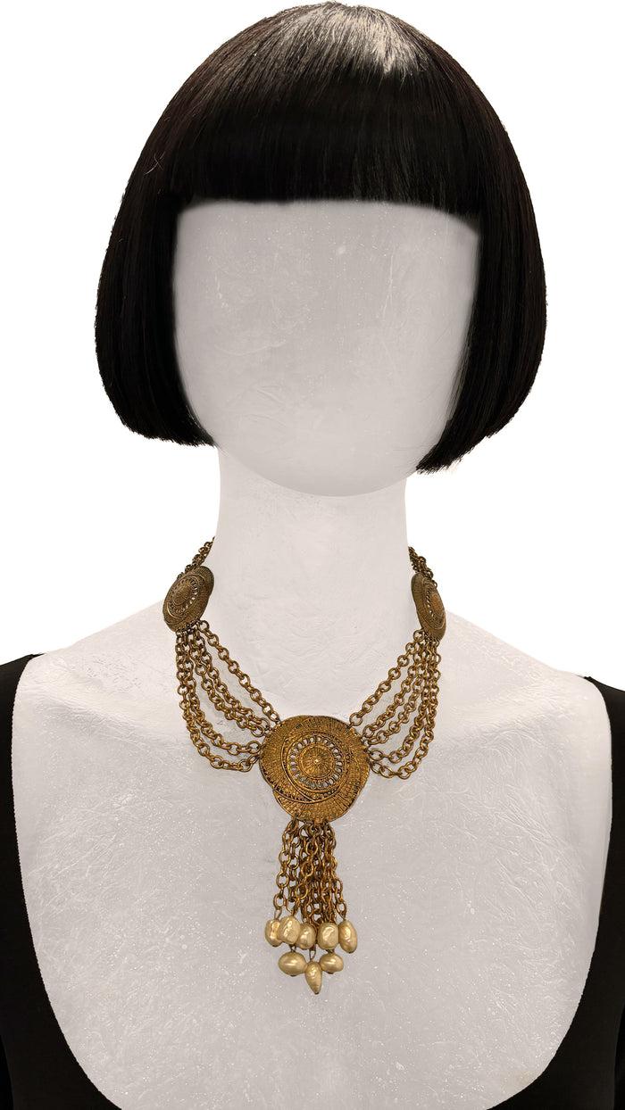 Norma Kamali BRASS CHAIN NECKLACE
