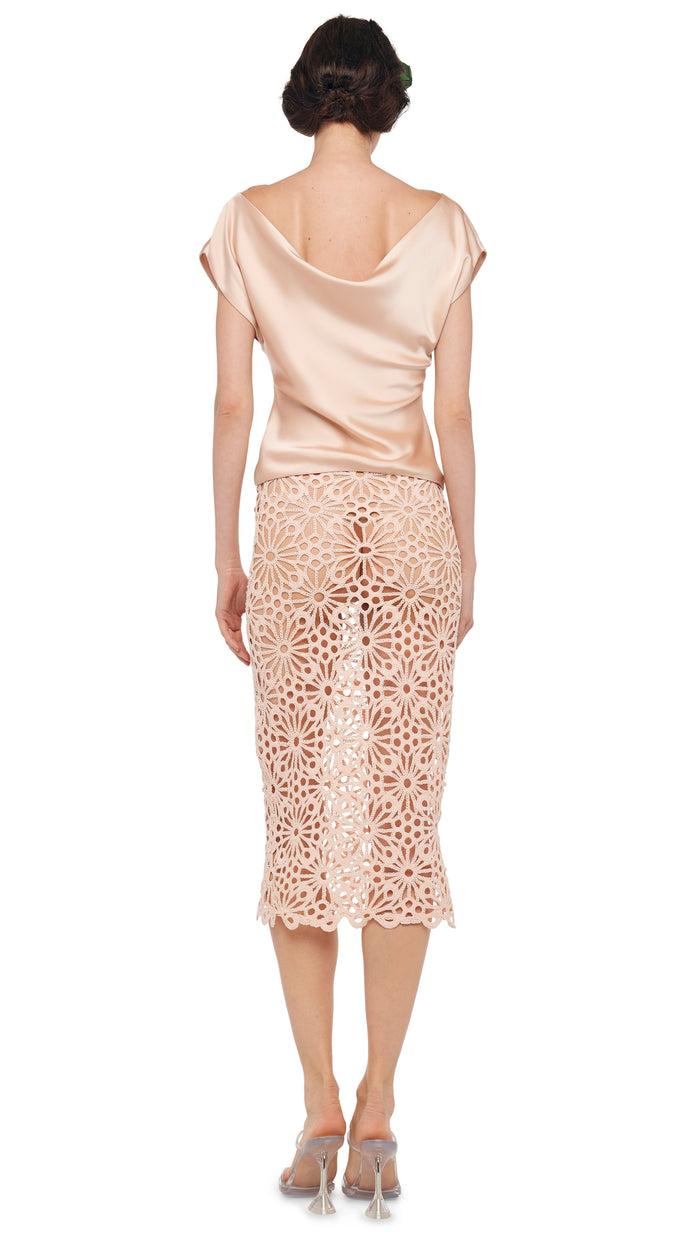 Norma Kamali CAP SLEEVE MARIA TOP