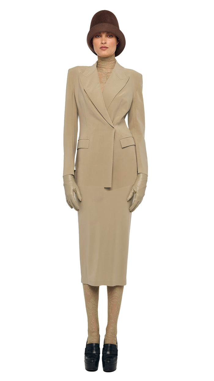 norma kamali CLASSIC DOUBLE BREASTED JACKET