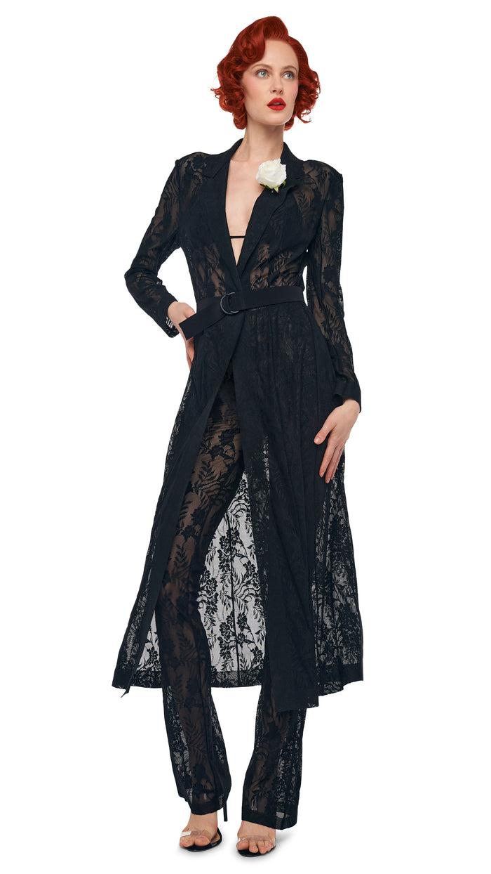 norma kamali CLASSIC SINGLE BREASTED COAT