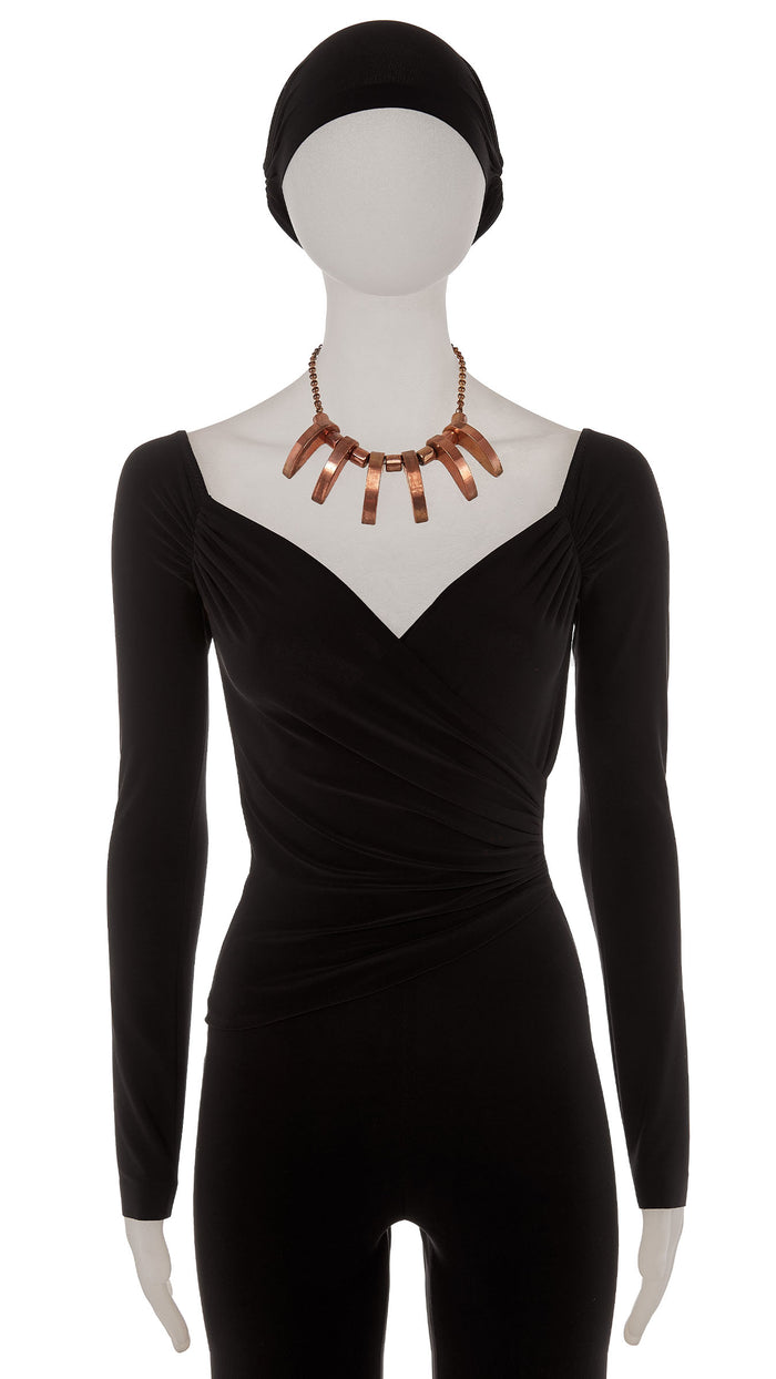 norma kamali COLORED BRASS NECKLACE