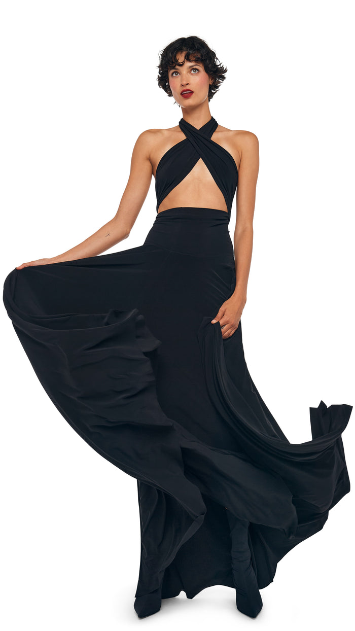 norma kamali CONVERTIBLE GOWN