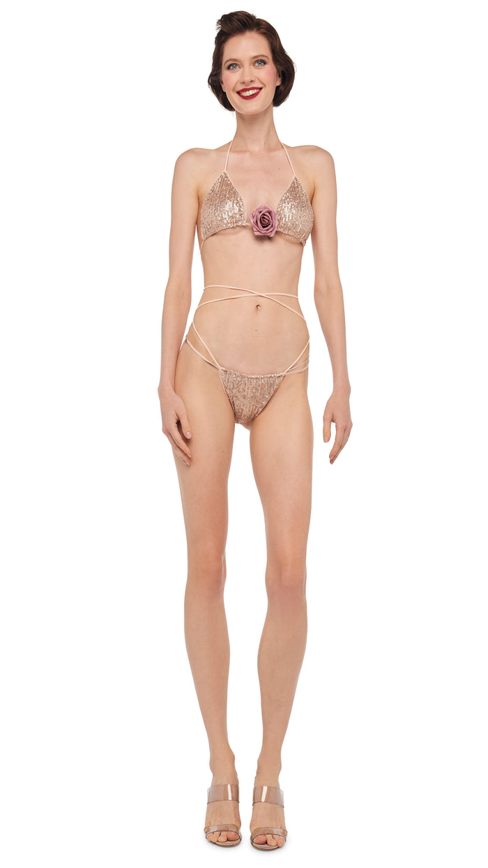 norma kamali CRISS CROSS BRA / BOTTOM