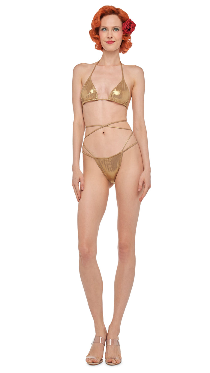 Norma Kamali CRISS CROSS BRA / BOTTOM