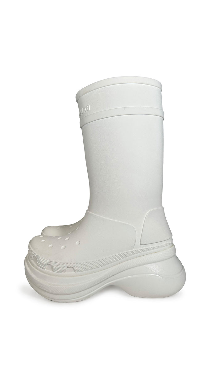 norma kamali CROCS X BALENCIAGA BOOT TO KNEE