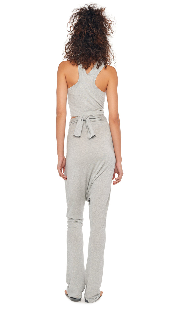 Norma Kamali CROPPED RACER TEE