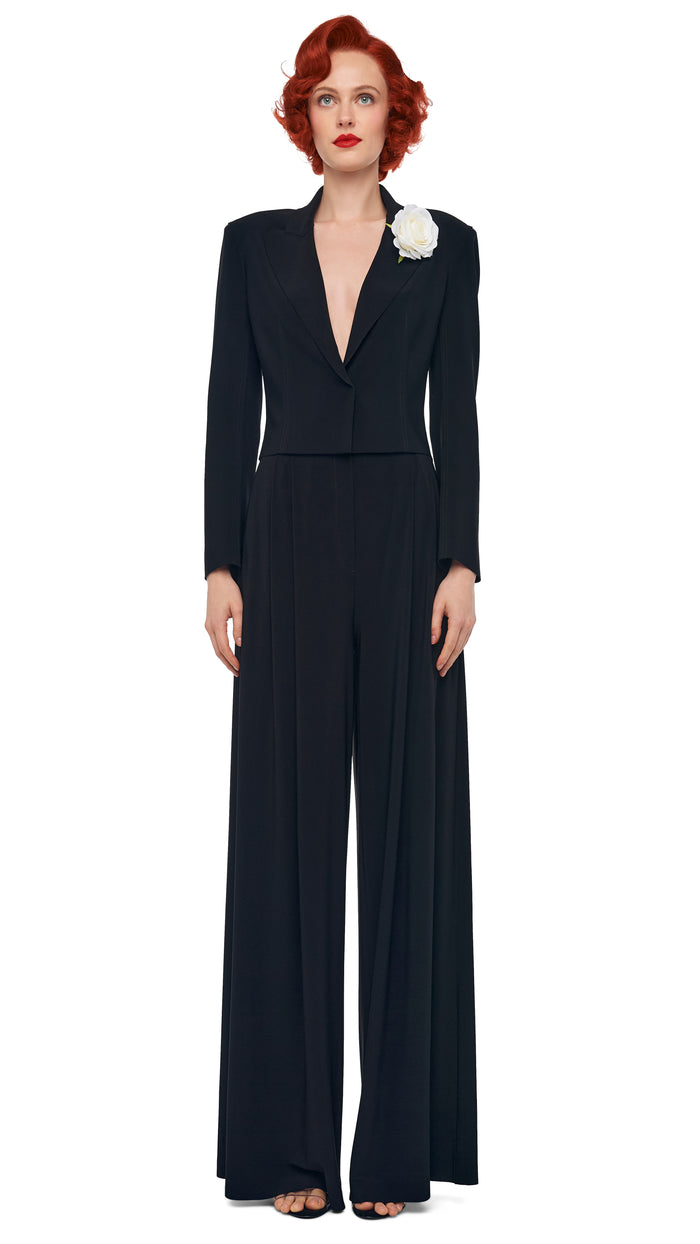 Norma Kamali CROPPED SB JACKET