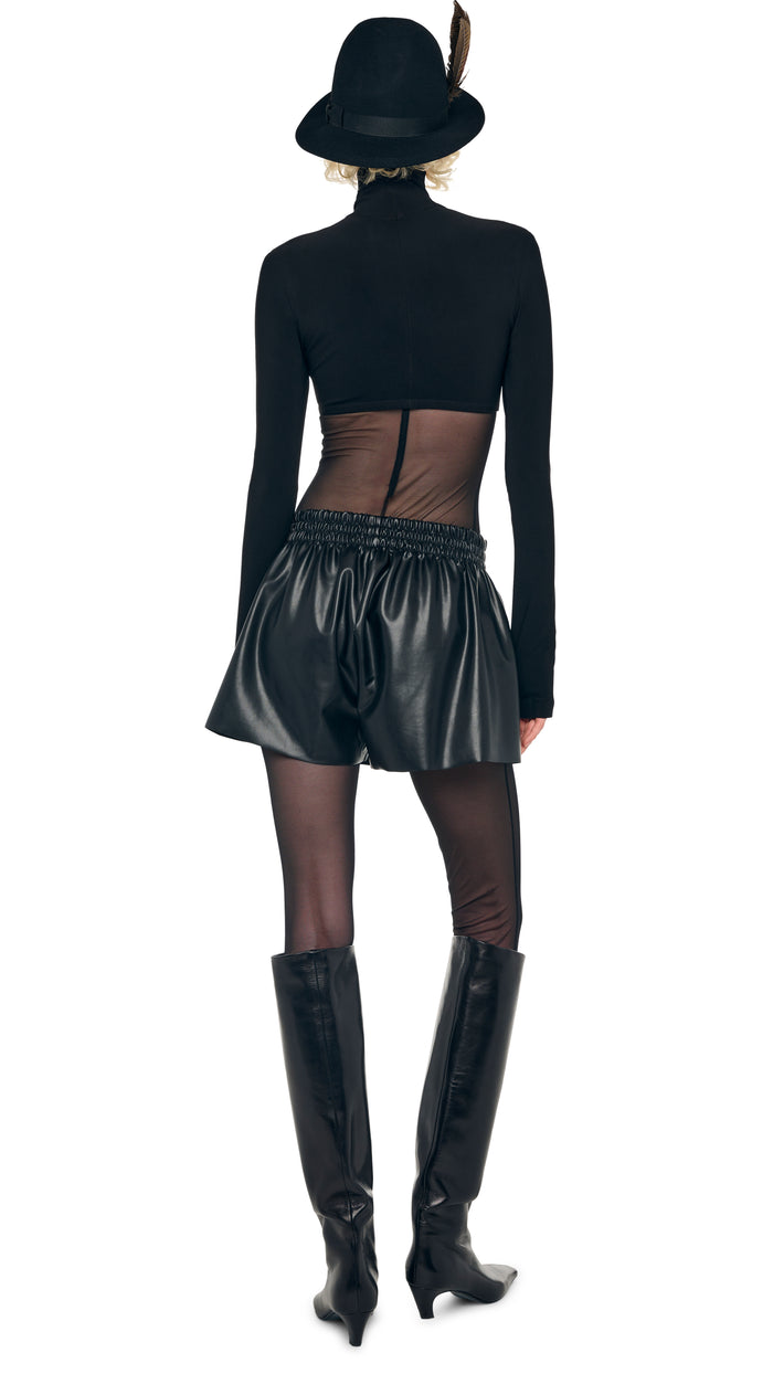 Norma Kamali CROPPED TURTLE TOP