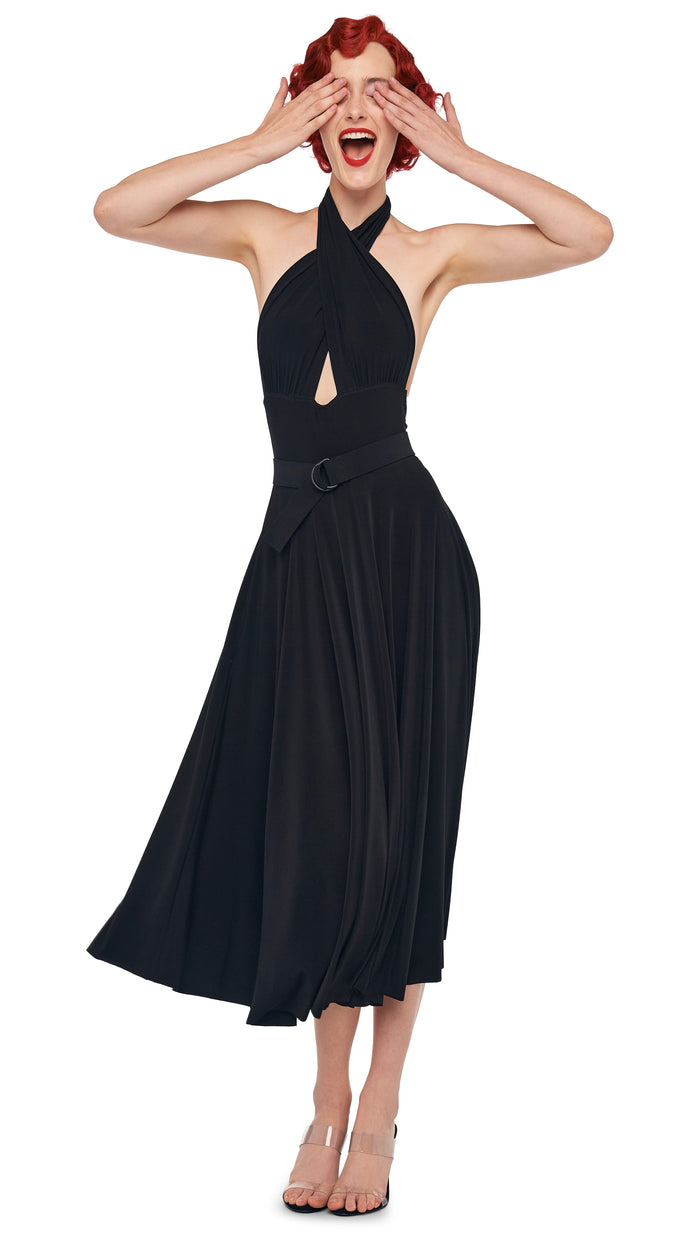 Norma Kamali CROSS HALTER MIO